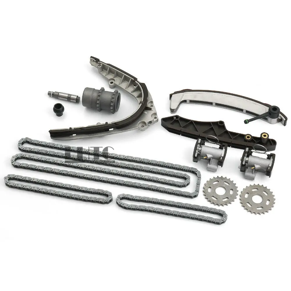 Automotive Timing Guide Rail Set Chains Kit for BMW 540i 740i 740iL