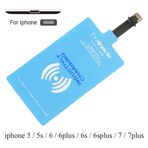 1A For iphone Qi Быстрое беспроводное зарядное устройство приемник для беспроводного зарядного устройства для xiaomi samsung huawei iphone 7 6plus 7plus type-C/type-A - Цвет: 1A For iphone