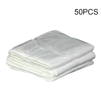 

50pcs/set Disposable Capes Wraps Apron Barber Styling Tool Dyeing Home Coloring Hair Cutting PE Transparent Salon Hairdressing