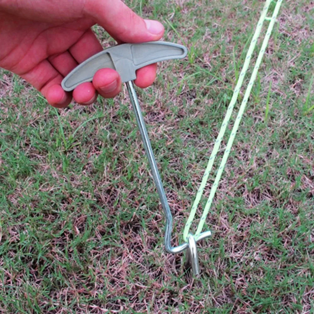 

Portable Tent Peg Remover Tents Nail Puller Stake Extractor Tent Pegs Stakes Hook Outdoor Camping Kits Accessories