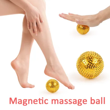 

2Pcs Portable Physical Therapy Ball Acupressure Magnetic Stimulation Treatment Needle Palm Hand Massage Ball SDFA88