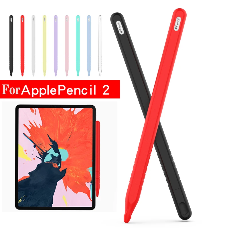 

Silicone Sleeve Cap Tip Cover Holder Tablet Touch Pen Stylus Pouch Sleeve For Apple Pencil 2 Generation Case For iPad Pencil 2th