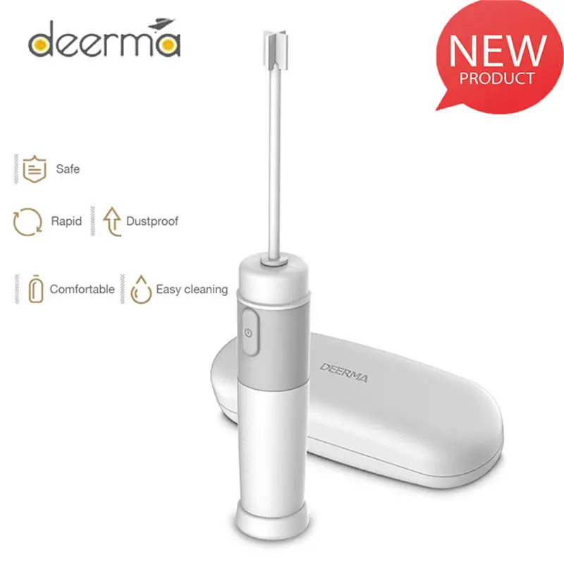 

New Deerma Deerma-JB01 Milk Drink Coffee Whisk Mixer Electric Egg Beater Frother Foamer Stirrer Practical Kitchen Cooking Tool