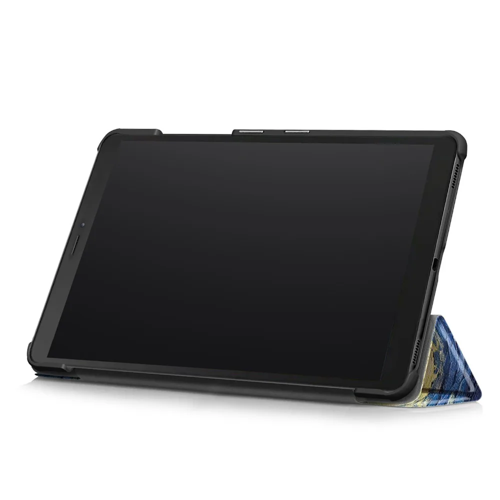 Tab A 8,0 T290 T295 T297 из искусственной кожи чехол-футляр на магните для Samsung Galaxy Tab A 8,0 SM-T290 SM-T295 SM-T297 планшеты в виде ракушки