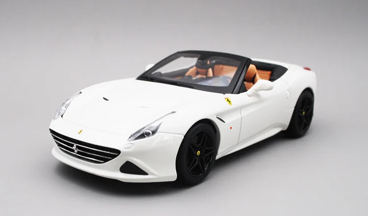 (JZ) Bburago 1/18 1:18 Ferrari California T Sport Racing открытая машина литая машинка дисплей Модель игрушки на день рождения для детей мальчиков и девочек