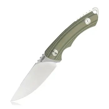 

KUBEY KU249 Hunting Camping Outdoor Fixed Blade knife Full Tang Micarta Handle EDC Knives Kydex Sheath