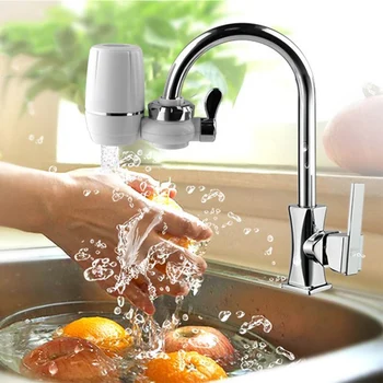 

Kitchen Tap Faucet Water Filter Purifier System Kitchen Faucet Mount Cleaner Home Chrome