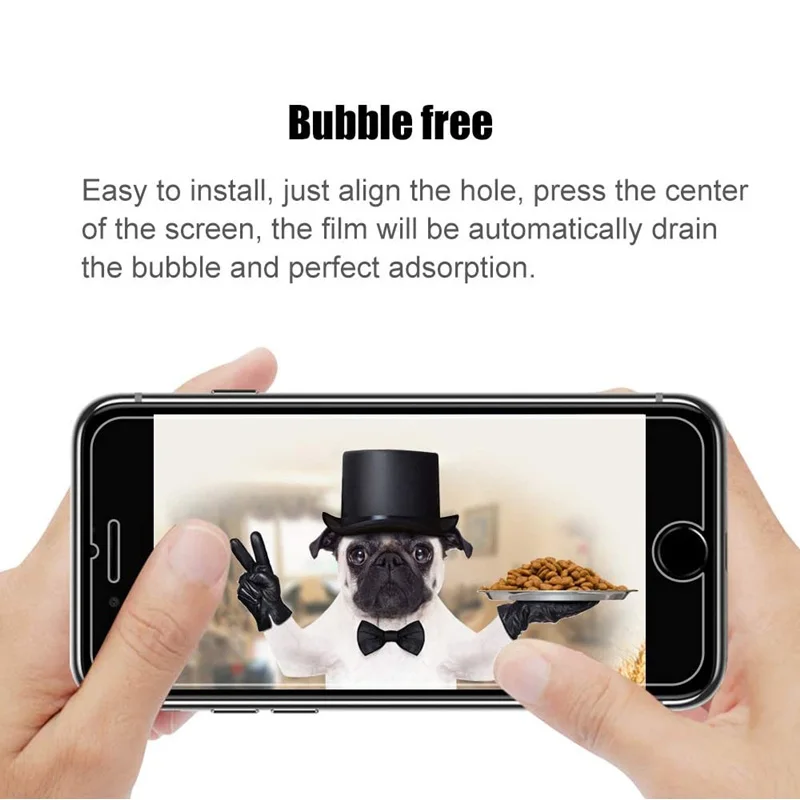3-Pack Tempered Glass Screen Protector Shield - 9H Protective Film