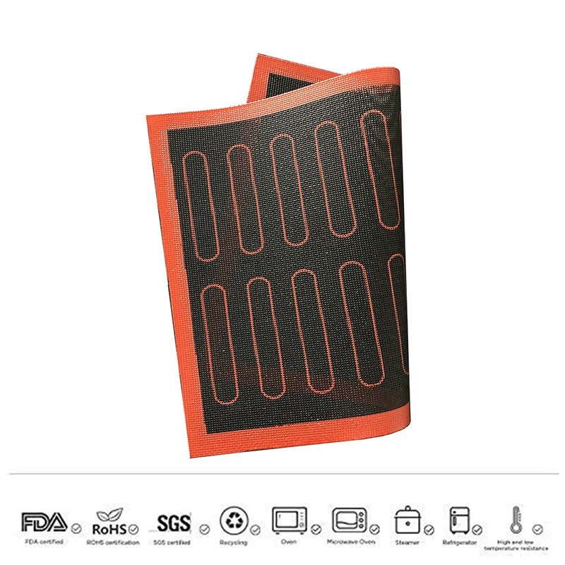 Non Stick Baking Mat Oven Sheet Liner For Cookie /Bread/ /Biscuits/Puff/Eclair Perforated Silicone Pastry Tool Baking Mat