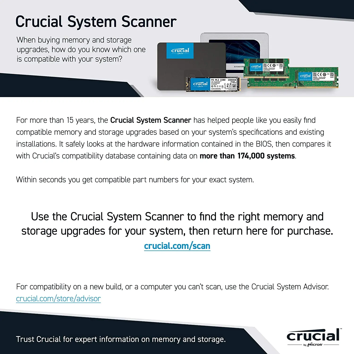 Crucial BX500 3D NAND 2.5-inch 500 GB Desktop, Laptop Internal Solid State  Drive (SSD) (CT500BX500SSD1) - Crucial 