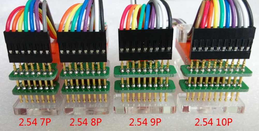 Тестирование джиг PCB зажим приспособление джиг зонд загрузки программы гореть 54 2,0 1,27(беспроводной, двухрядный