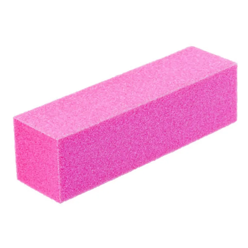 7 цветов, 1 шт, розовая форма для ногтей, пилочка для ногтей, белая пилка для ногтей, буферный блок, лак для маникюра, педикюра, шлифовальный инструмент для ногтей