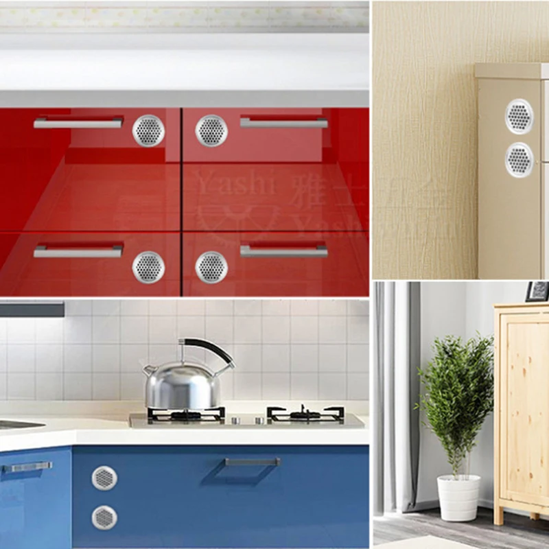 

Kitchen Air Vent Shoe Cabinet Breathable Mesh Stainless Steel Decorative Cover Wardrobe Moisture-proof