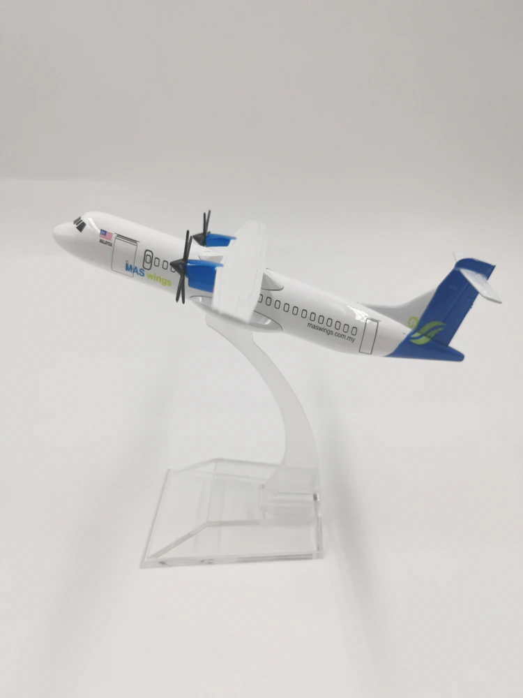 JASON TUTU Plane Model Airplane FK-50 16cm ATR-600 Aircraft Model Diecast Metal Airplanes 1:400 scale Planes 11