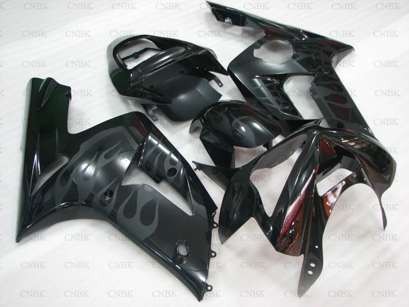 Пластиковые обтекатели для 636 Zx 6r 04 Ninja наборы ТЕЛА Abs обтекатель 2003 2004 Black