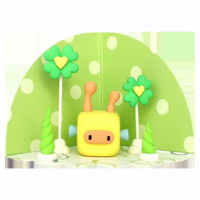 Cartoon funny cute geometric monster hand office abdomen blind box has mystery series cute cute doll gift children's toys