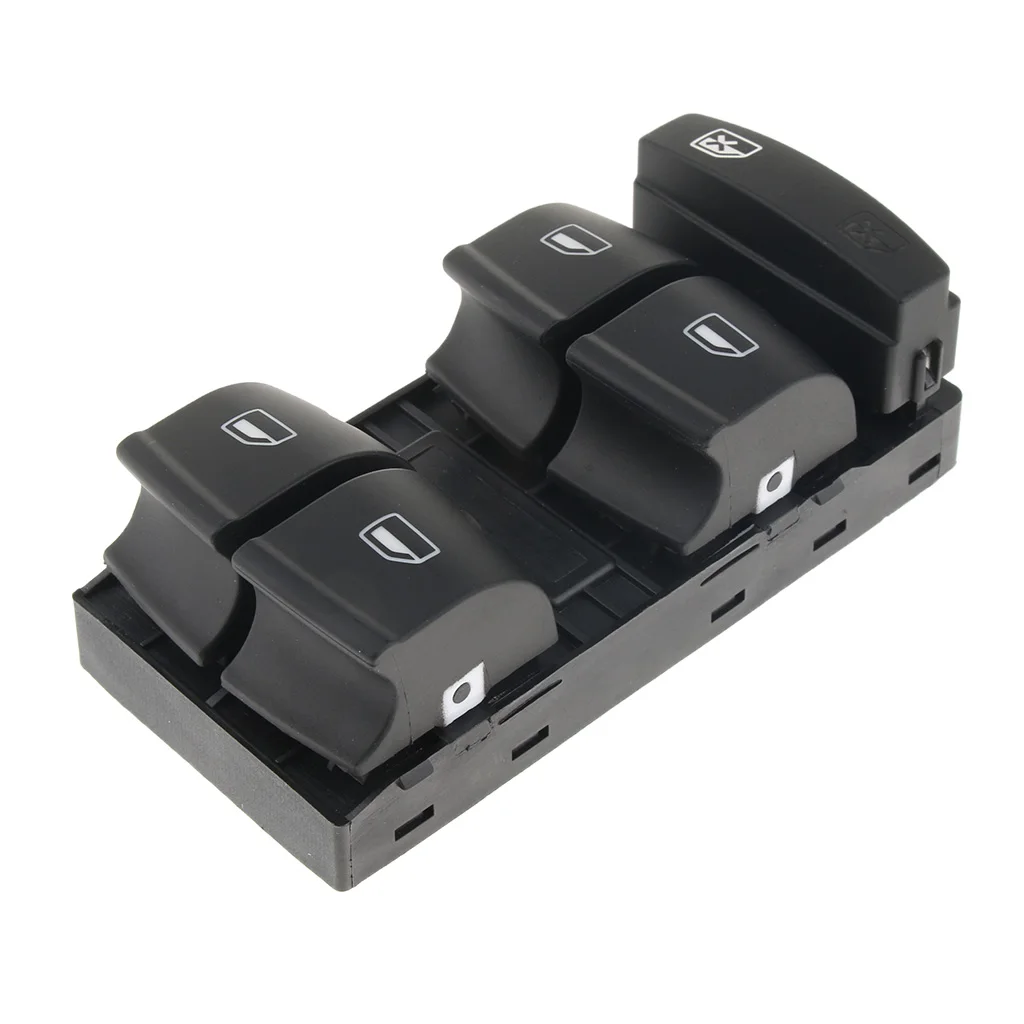 Master Power Window Switch Compatible for Audi A3 A6 S6 Q7 2005-2012 Driver Side Window Switch 4F0959851F