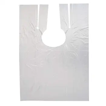 

50pcs Disposable Hair Coloring Wraps Barber Aprons Hair Dye Shawl Disposable Waterproof Hairdressing Hair Cutting Cape