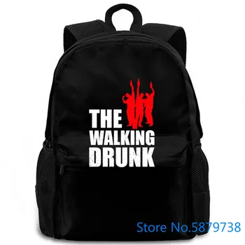 

THE WALKING DRUNK Dead Uni Alkohol Hangover Absturz Party Universitat women men backpack laptop travel school adult
