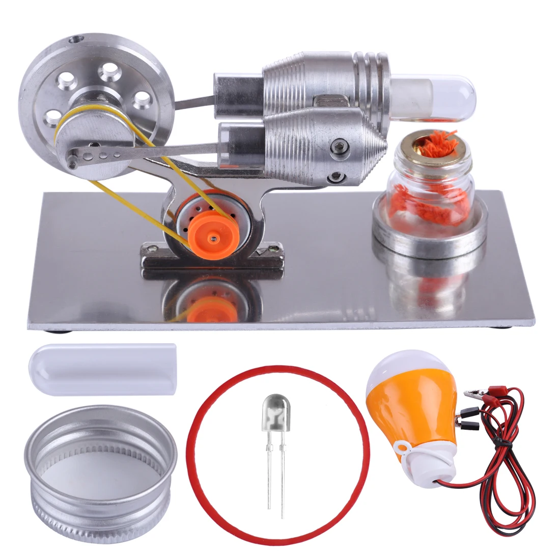 

Boutique Stirling Engine Model Physics Science Experiment Generator Engine Model Kit for Home Decor Birthday Gift