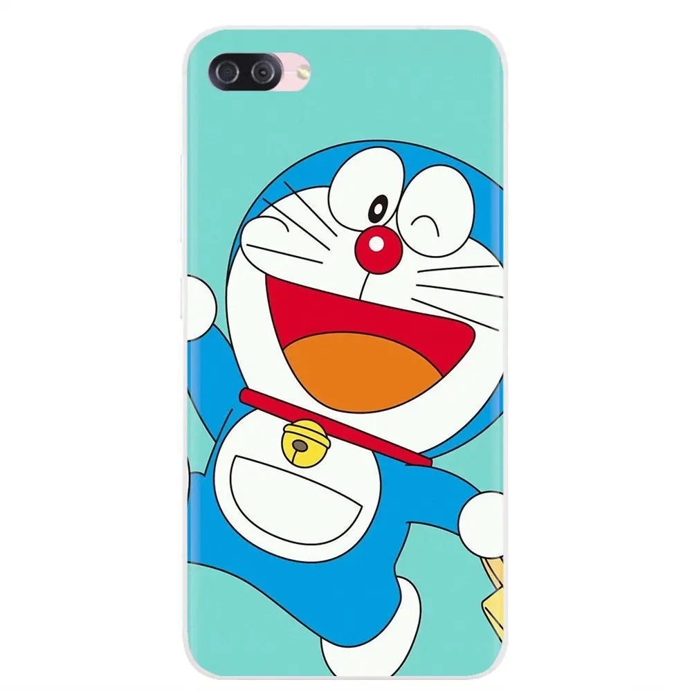 Милый вдохновляющий силиконовый чехол для телефона Doraemon iPhone 11 Pro 4 4S 5 5S SE 5C 6 6S 7 8 X XR