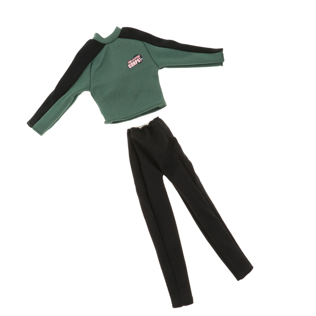 Fashion Doll Military Army Suit Uniform Model Toys For 1/6 Soldier Doll Accs