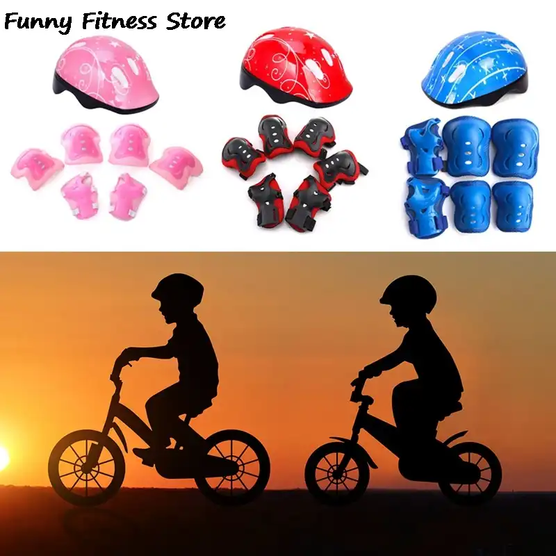 children's bike helmet sets