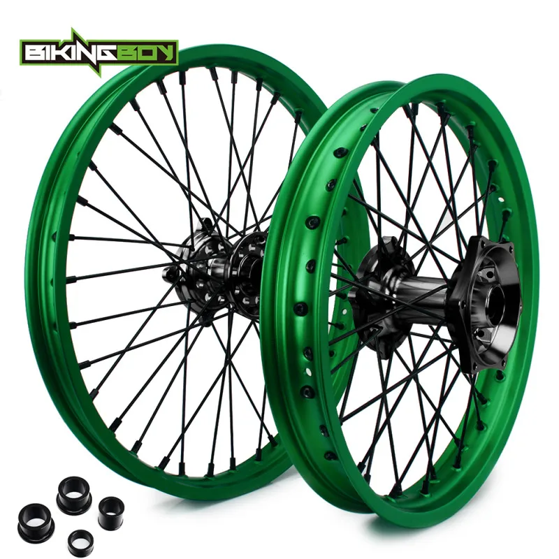 Bikingboy Front Rear 21" 18" For Kawasaki Kx250f Kx450f 0619 Klx450r
