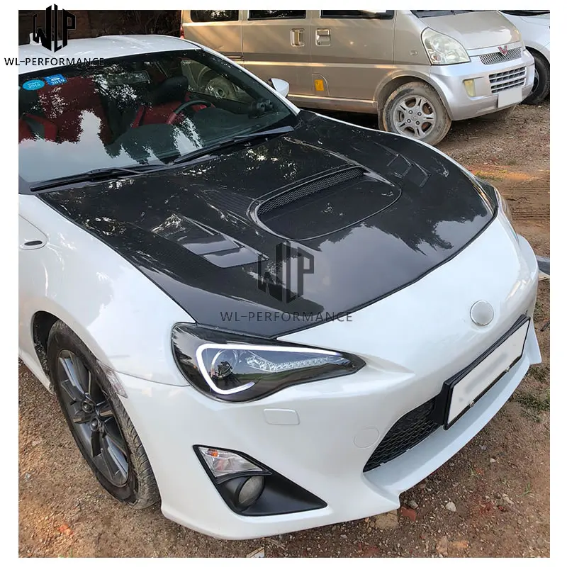 GT 86 BRZ карбоновая крышка капота двигателя капота с комплектом кузова автомобиля для Toyota GT 86 BRZ 13-17 Автомобиль Стайлинг использование