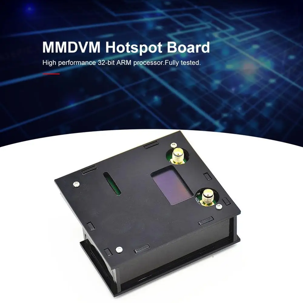 

Duplex MMDVM Hotspot Support P25 DMR YSF Zero + 2pcs Antenna + OLED Screen + Exclouse Case