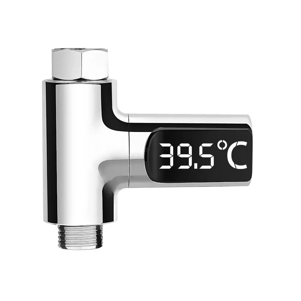СВЕТОДИОДНЫЙ цифровой насадки для душа термометр для воды Дисплей температура мониторы для Кухня домашний измеритель расхода горячей воды Ванная комната душа монитор Лидер продаж