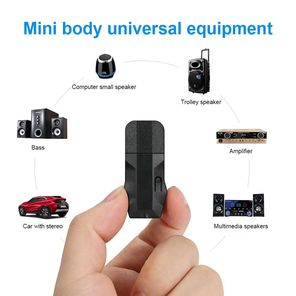 USB Bluetooth 5,0 музыкальный приемник 3,5 мм аудио передатчик Hands-free автомобильный адаптер для стерео наушников ноутбук с системой windows