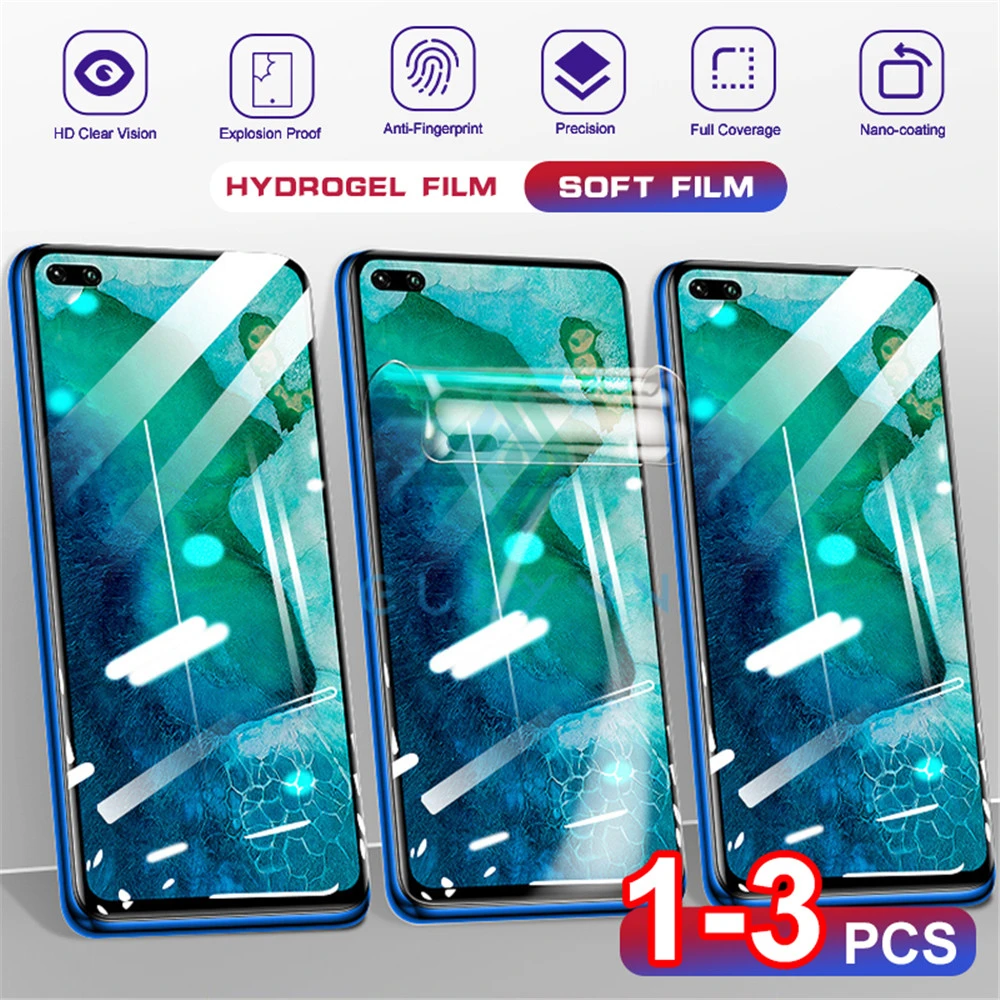 Защитная пленка для экрана P30 P20 Pro P Smart Z Plus 2019 Гидрогелевая Huawei Mate 20 30 40 Lite Nova 5T 6 5 5i