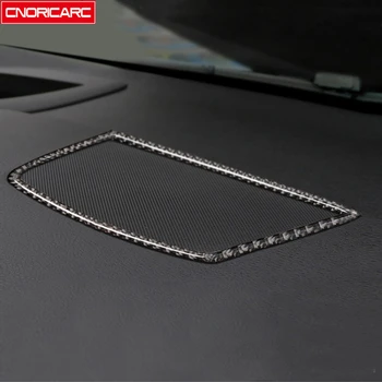 

Dashboard Audio Speaker Frame Decoration Cover Trim For BMW X5 E70 X6 E71 2008-2014 Carbon Fiber Car Styling Interior