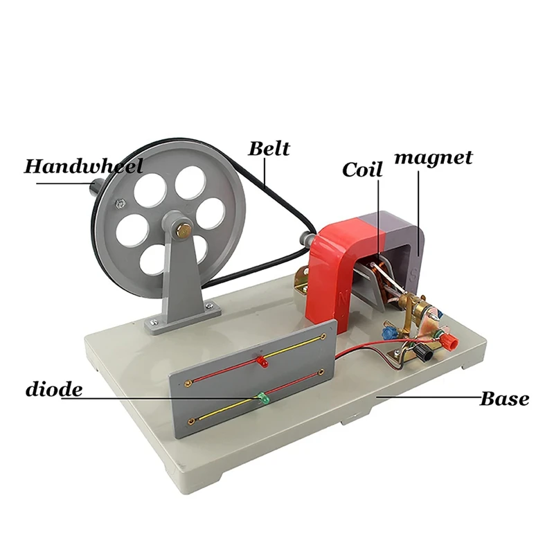 Mão AC E DC Crank Generator Model,