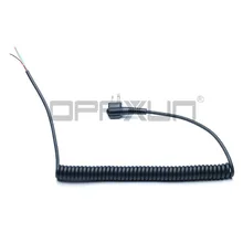 OPPXUN – câble PTT à 2 broches pour Motorola GP88S GP2000 GP3688 GP3188 GP300, petit haut parleur, Microphone, prise K, câble, Radio bidirectionnelle