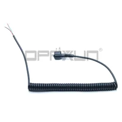 OPPXUN 2 Pin Small K Plug Speaker Mic Microphone PTT Cable Line Wire for Motorola GP88S GP2000 GP3688 GP3188 GP300 Two-Way Radio