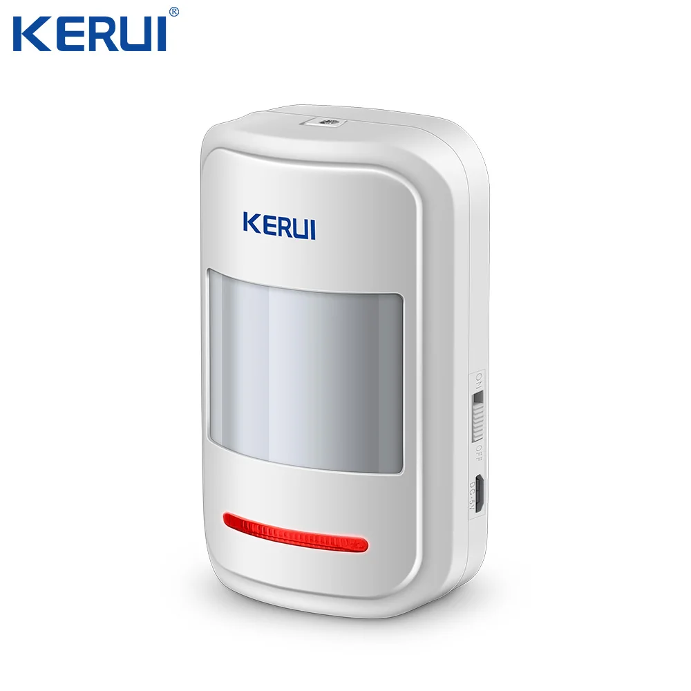Kerui 5 stücke 3 stücke Wiederaufladbare 5V USB 433MHz Drahtlose PIR Sensor Motion Detektor Für GSM PSTN Sicherheit alarm System Kerui 5 stücke 3 stücke Wiederaufladbare 5V USB 433MHz Drahtlose PIR Sensor Motion Detektor Für GSM PSTN Sicherheit alarm System