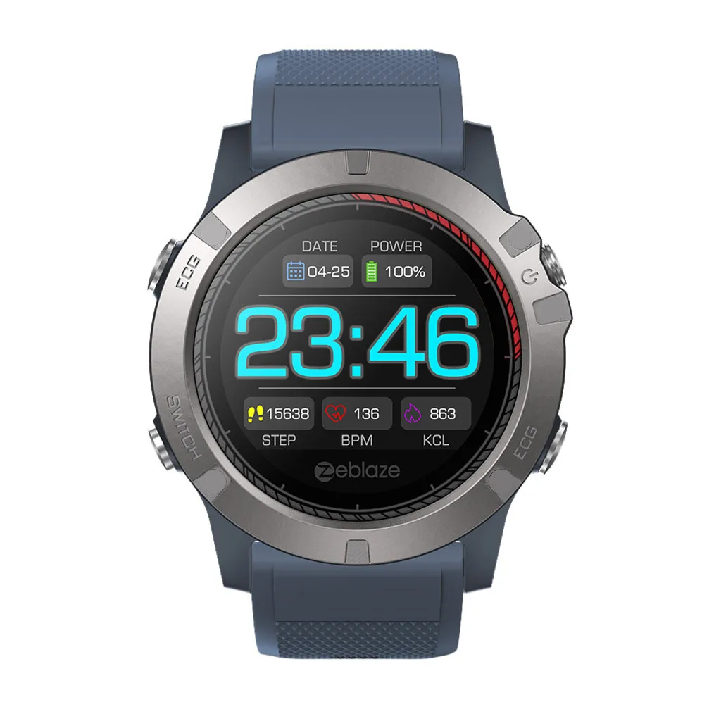 

VIBE 3 ECG Smart Watch Heart Rate Monitor Wristband Sport Bracelet 1.2 For Ios For Android For Iphone For Huawei #20
