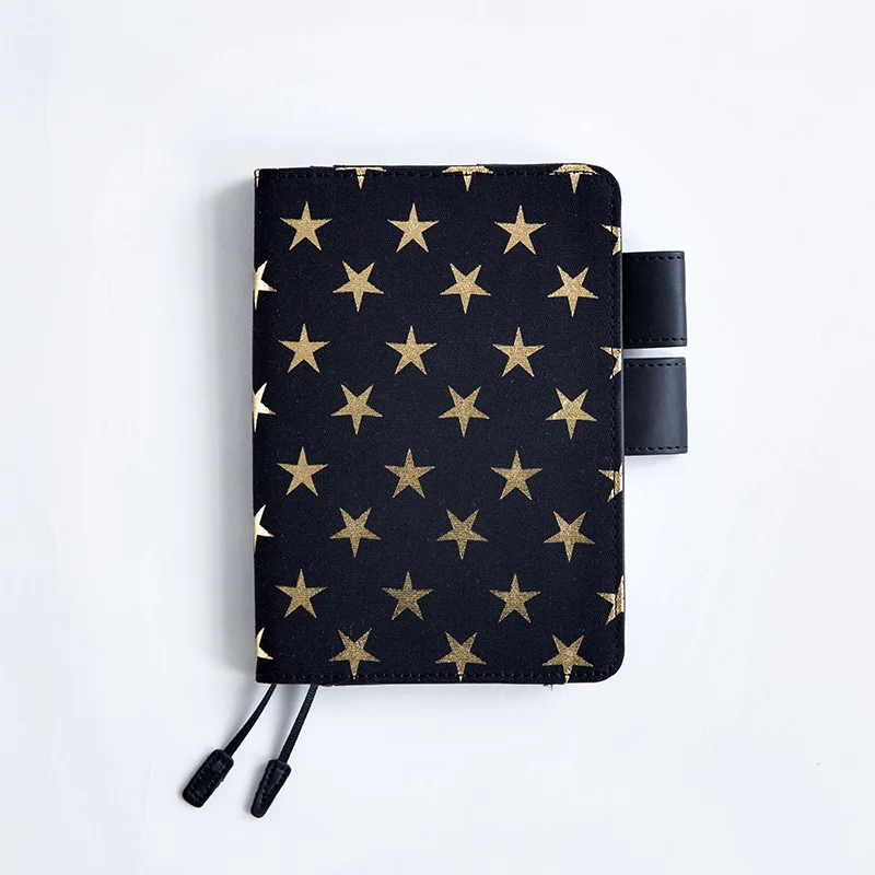 

The Stars Cool Design Cloth+PU Cover For Standard Fitted Paper Book A5/A6 2020 New DIY Planner Bullet Journal Gift