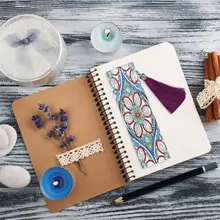 Сделай Сам Алмазная картина кожаная книжка с кисточкой метки особой формы Алмазная вышивка