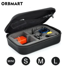 Funda de almacenamiento portátil para cámara deportiva, bolsa de colección para GoPro Hero 8 7 6 5 4 Session SJCAM Xiaomi Yi 2 4K Mijia Go Pro, accesorios