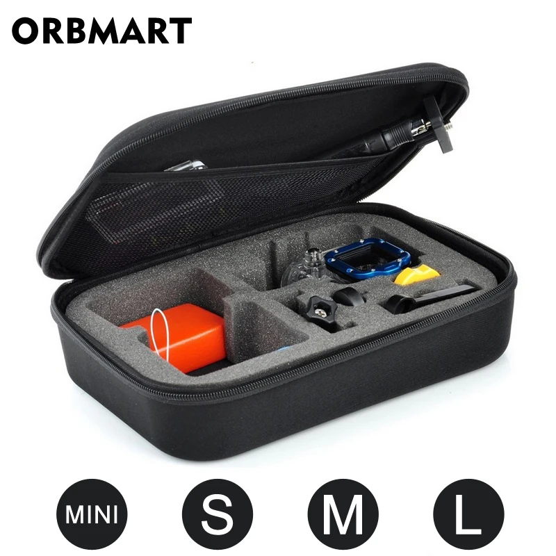 Sport Camera Portable Storage Case Collection Bag for GoPro Hero 8 7 6 5 4 Session SJCAM Xiaomi Yi 2 4K Mijia Go Pro Accessories
