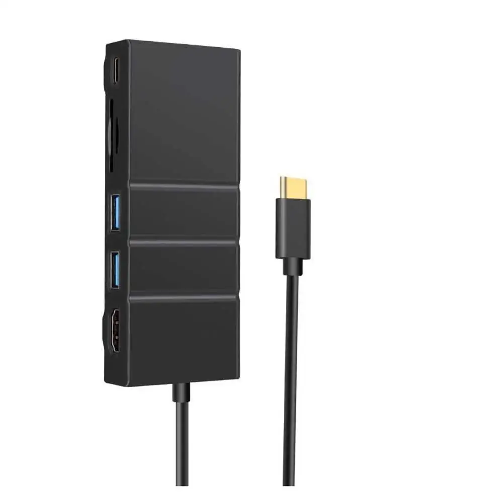 7 в 1 концентратор USB Type C Hdmi 4K SD TF кардридер USB C концентратор для Gigabit Ethernet Rj45 Lan адаптер для Macbook