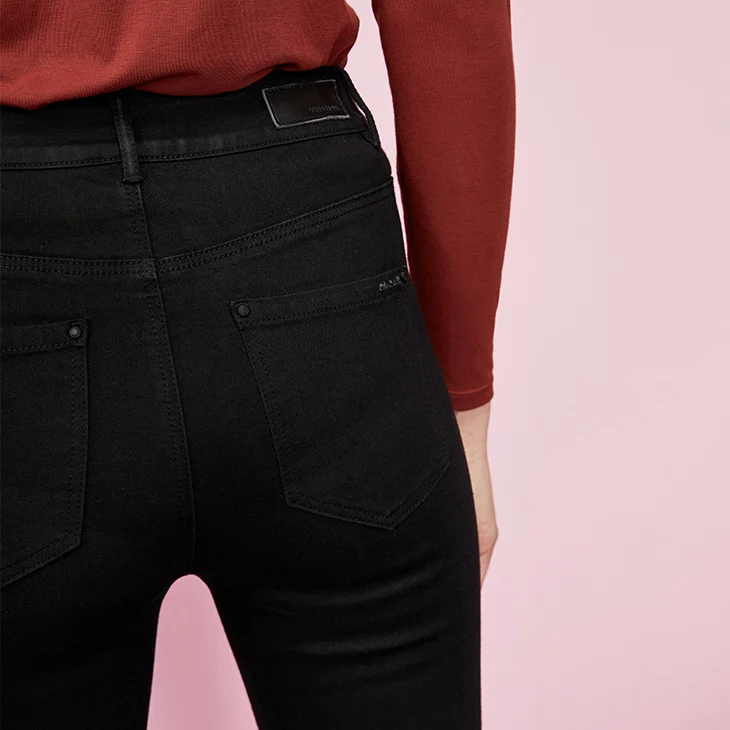 Vero Moda новые женские Нерегулярные манжеты обтягивающие укороченные джинсы | 319349549