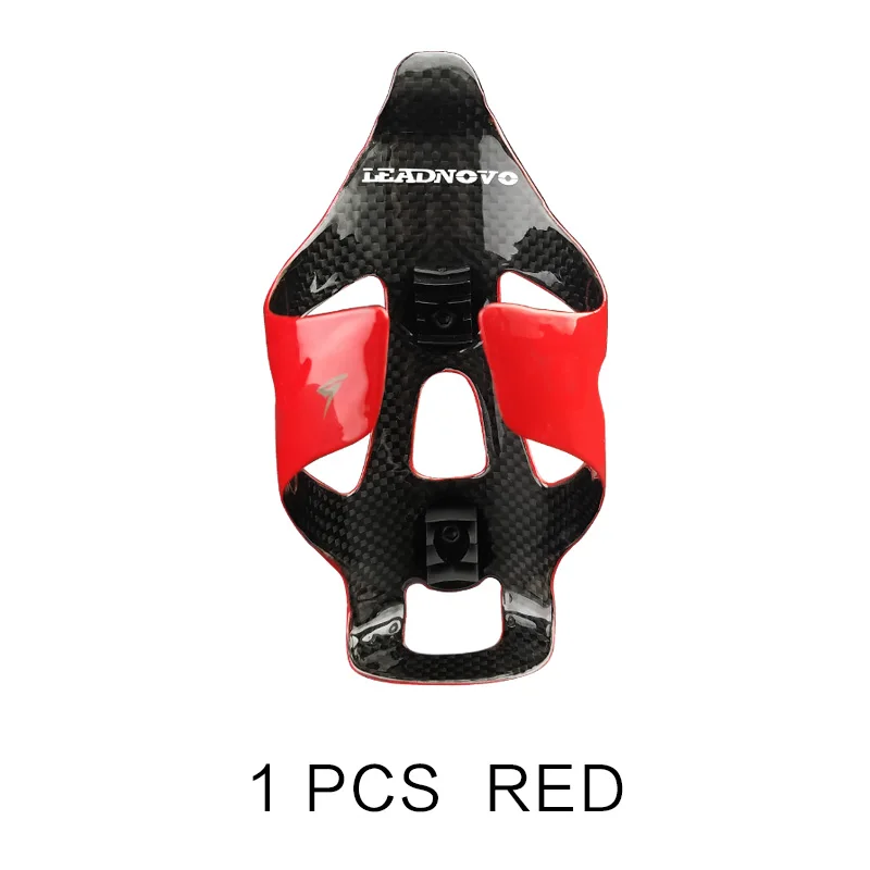 red 1 pcs Супер легкий велосипедный держатель для бутылки MTB дорожный велосипедный держатель для бутылки углеродное волокно T800 карбоновая бутылка клетка 25 г Аксессуары для велосипеда - Цвет: red 1 pcs