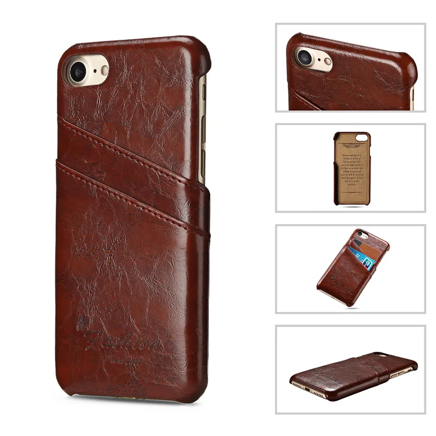 Genuine Real Leather For iPhone 7 Case XS Max X XR Retro Vintage Back Cover 8 6 6s Plus 5 5s SE Phone Bag Cases | Мобильные телефоны