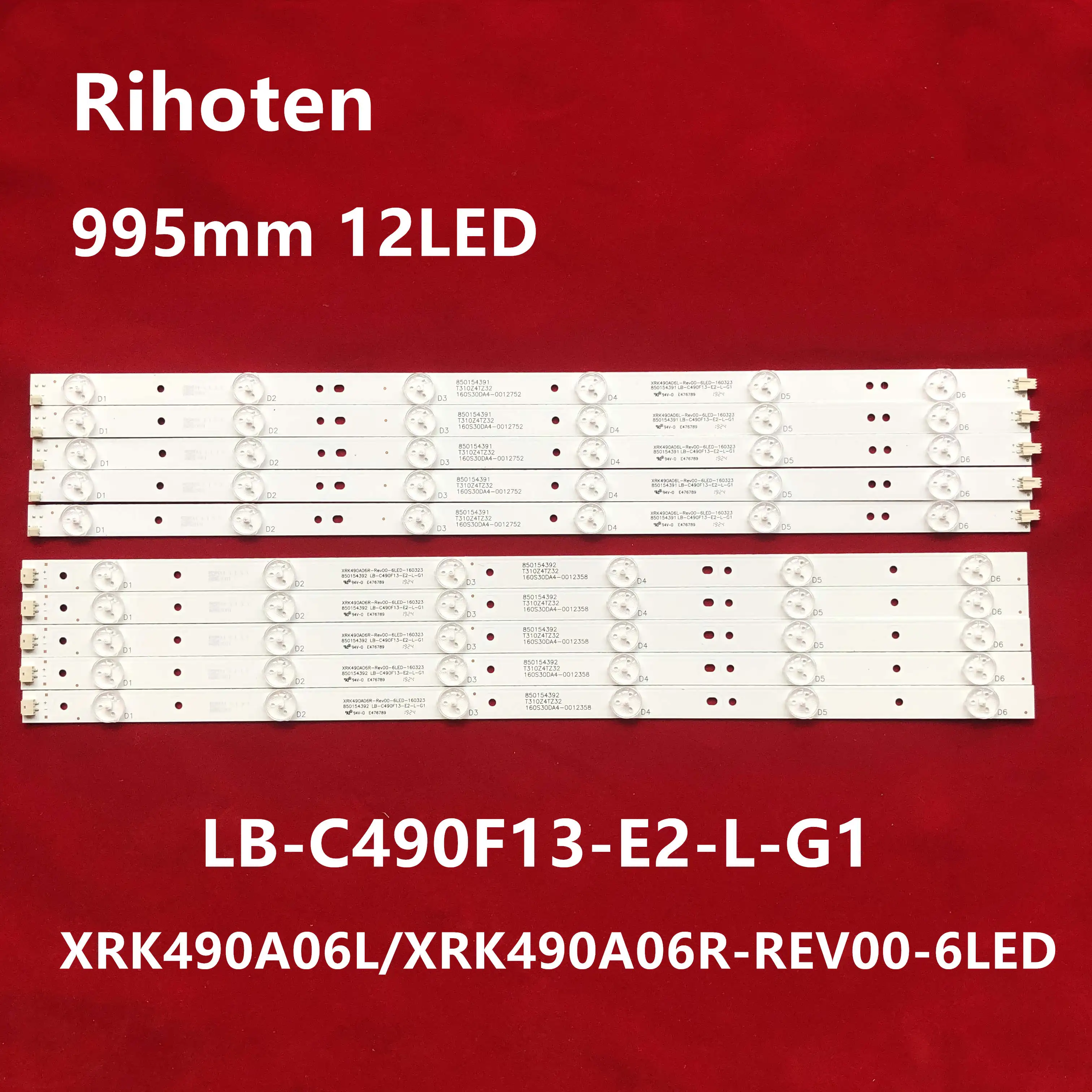 10 шт./лот для Changhong LED49C1000N LED49C1080N 49D3000iD LCD подсветка | Лампы и освещение