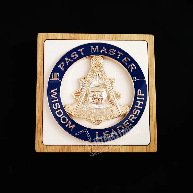 Masonic Past Master car Auto Emblem WISDOM LEADERSHIP 3" DIE CUT 