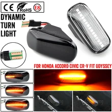 Cívica 92-05 Acura CRX Del Sol ajuste Integra preludio S2000 AP1 AP2 llevó la luz de señal indicador lateral secuencial de la lámpara